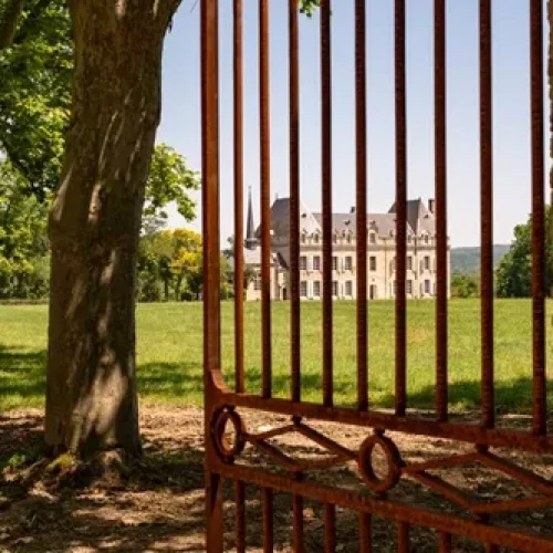 L'entrée du Château de Scalibert